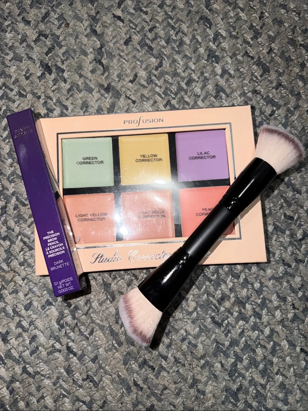 Profusion Cosmetics Studio Corrector Palette - Eyebrow Pencil & Brush